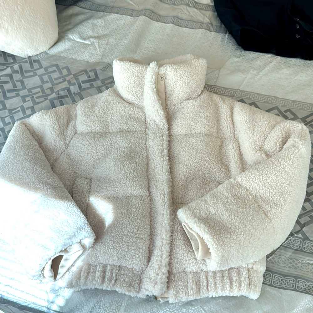 Cropped Teddy jacket